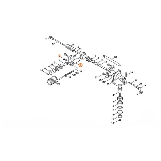STIHL  Obudowa przekładni 4230 640 0558